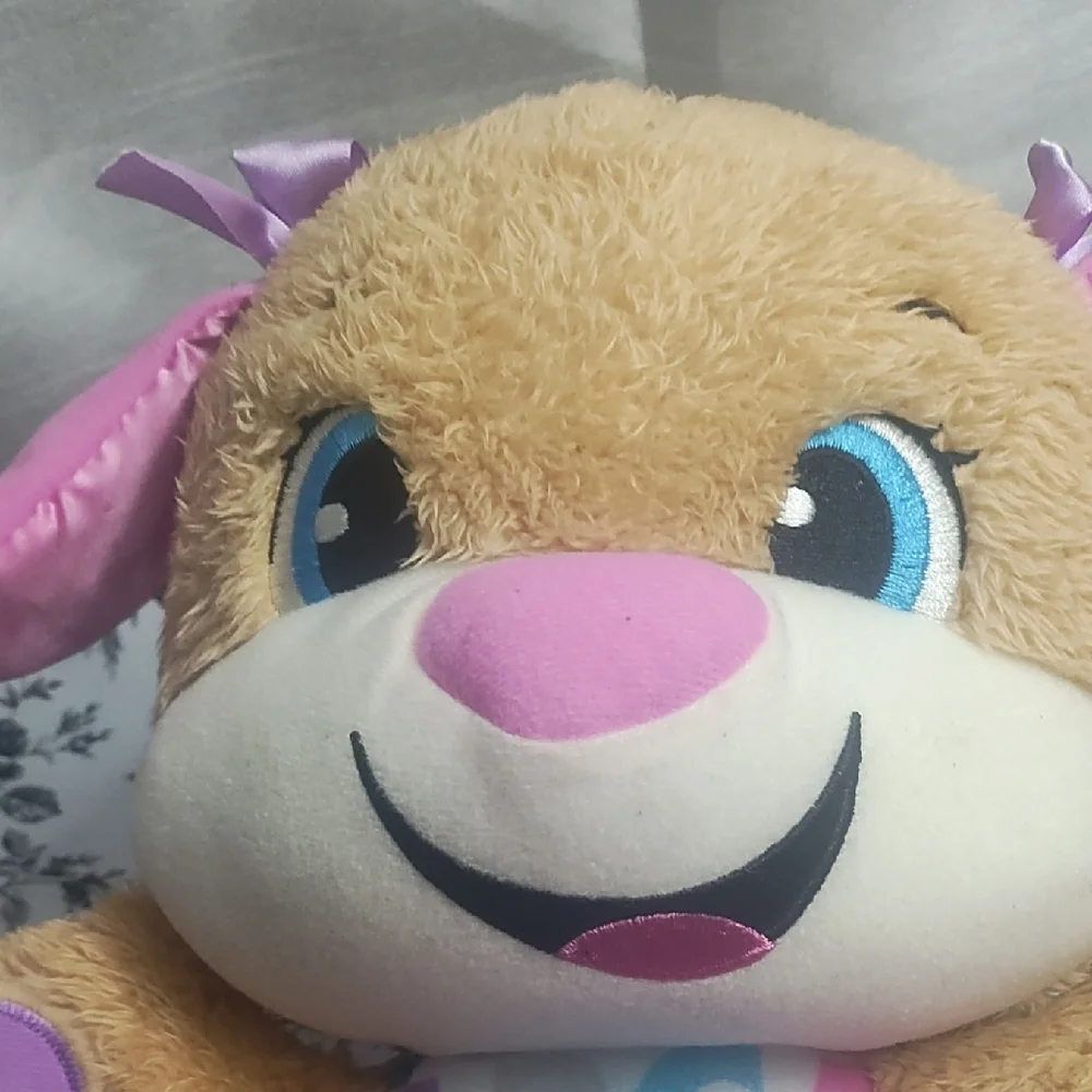 Fisher-Price‎ Learning Plush Puppy Pink and Brown